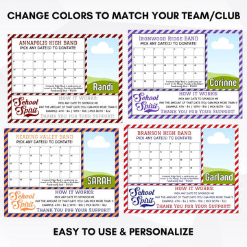 calendar fundraisers